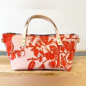 NEW Anthro Erin Flett Floral Canvas Small Tote Bag